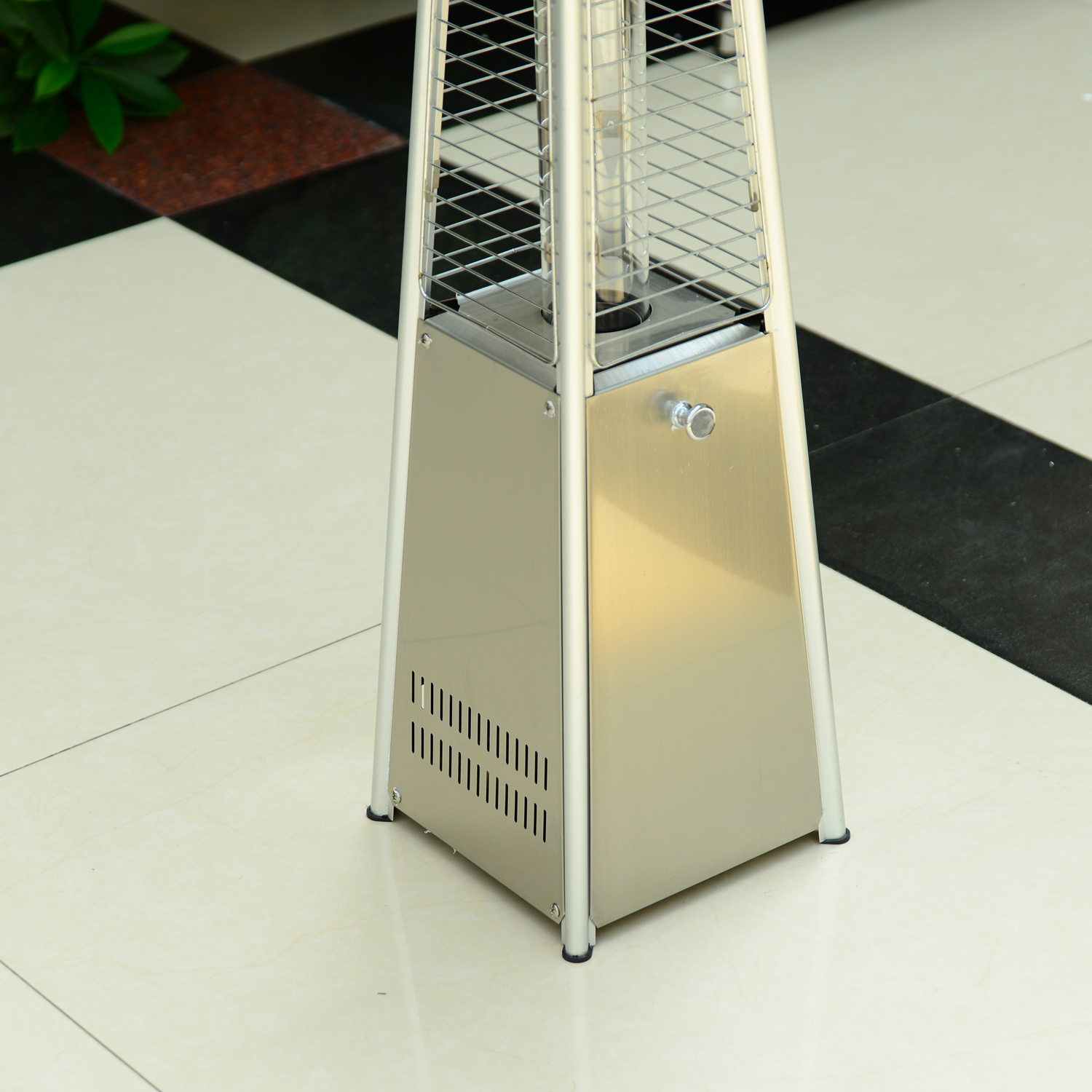 Outsunny 3KW Deluxe Patio Pyramid Heater Table Top Gas Heating